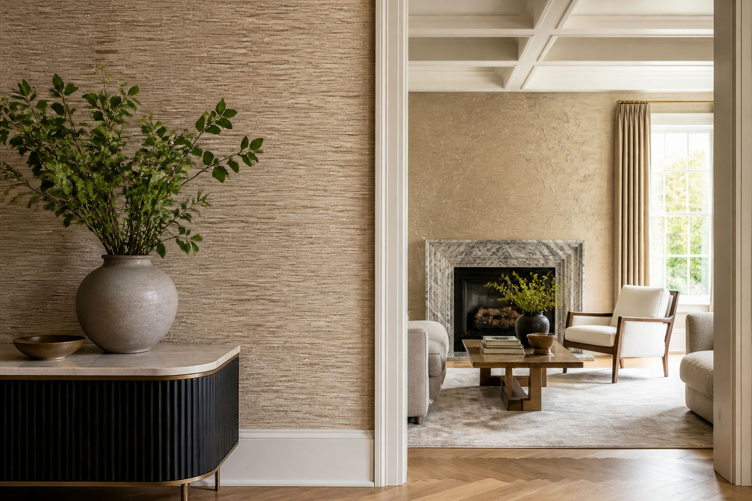 Maximizing Textures & Adding Visual Character: Luxury Wallpaper Trends for North Jersey Homes