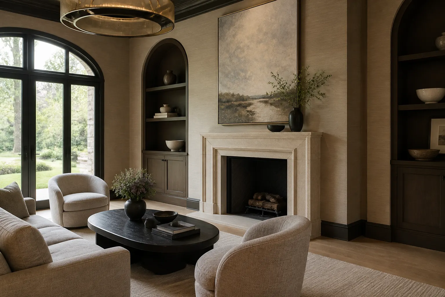 From Concept to Curated Canvas: Transformative Wallpaper & Painting Case Studies