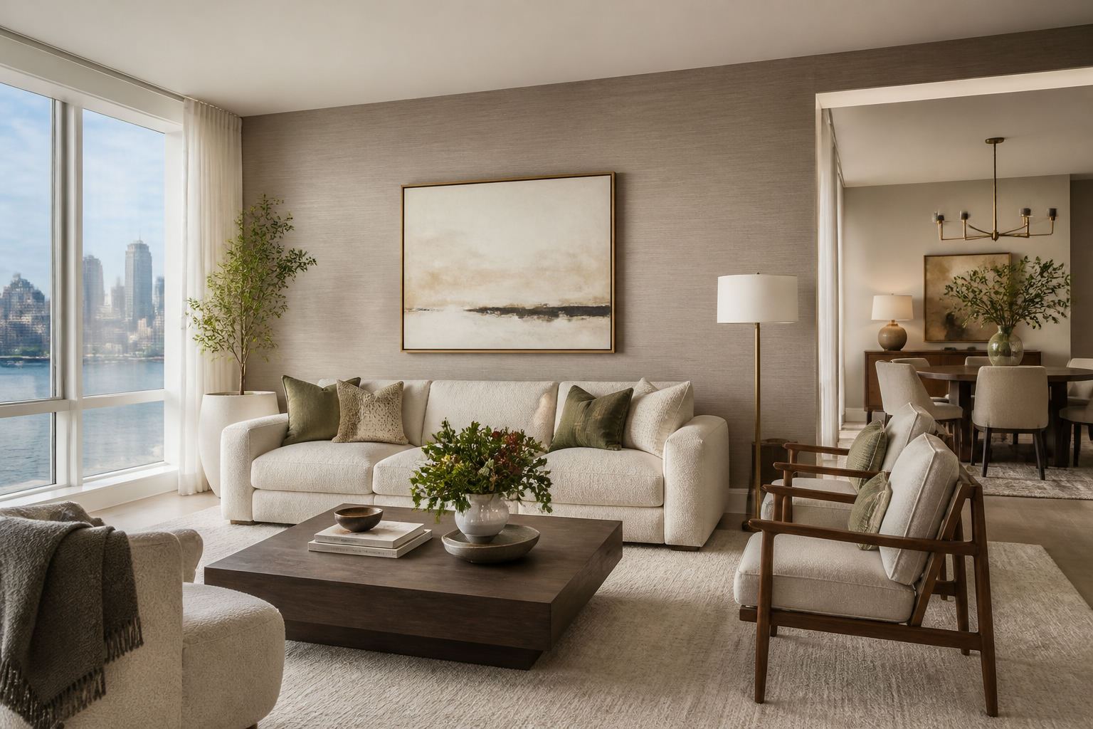 Hoboken Wallpaper Installation: Precision & Luxury for Waterfront Condos