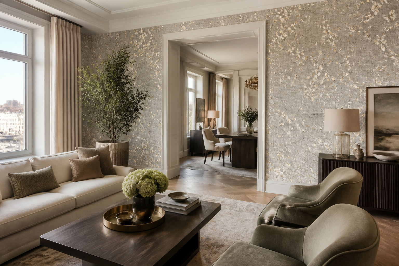 Luxury Wallpaper Installation in Hoboken, NJ