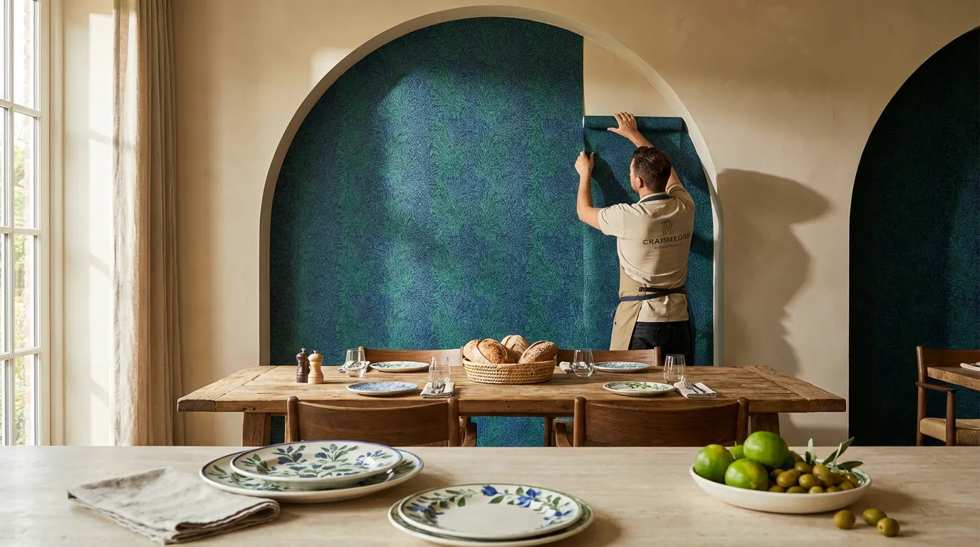 Premier Wallpaper Installation in Bergen County: Masterful Craftsmanship for Luxury Interiors