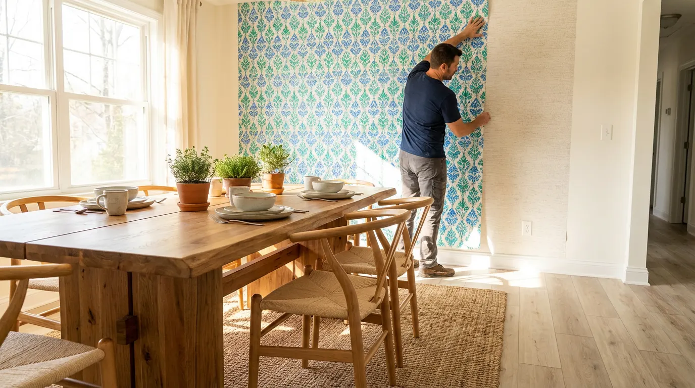 Elevate Your Union County Home with Precision Wallpaper Installation