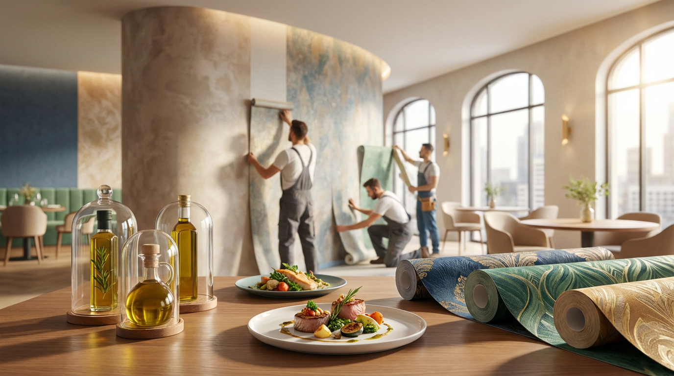 Commercial Wallpaper Installation NYC: Precision Finishes for Luxury Brands & Boutique Spaces