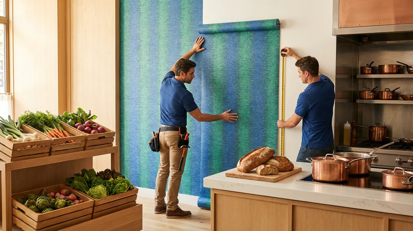 Commercial Wallpaper Installation NYC & North Jersey: Precision for High-Growth Spaces